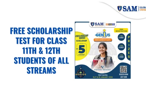 free Scholarship Test for Class 11th & 12th Students of All Streams