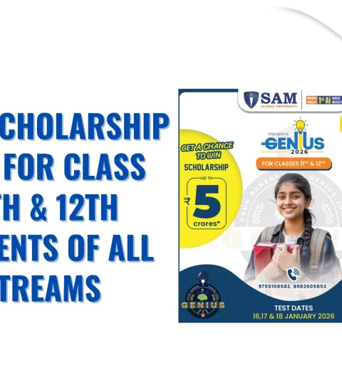 free Scholarship Test for Class 11th & 12th Students of All Streams