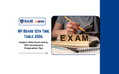 MP Board 12th Time Table 2026