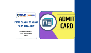 CBSE Class 12 Admit Card 2026 Out