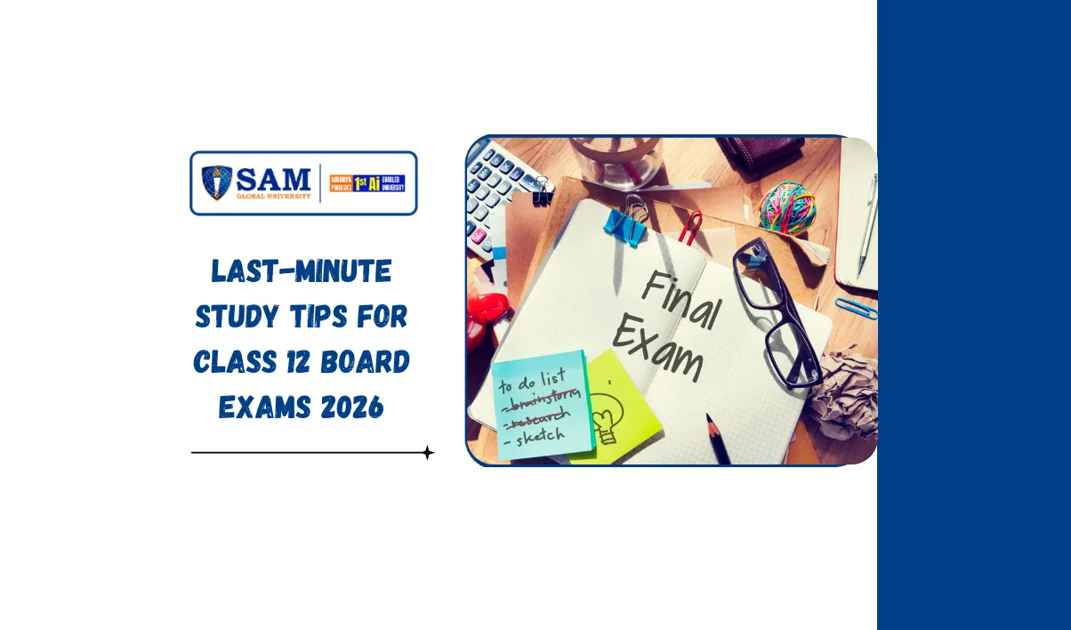 Last-Minute Study Tips for Class 12 Board Exams 2026