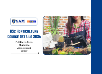 BSc Horticulture Course Details 2026