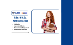 B.Ed. & M.Ed. Admission 2026 (3rd Round) Eligibility, Important Dates, Documents Required & Admission Process