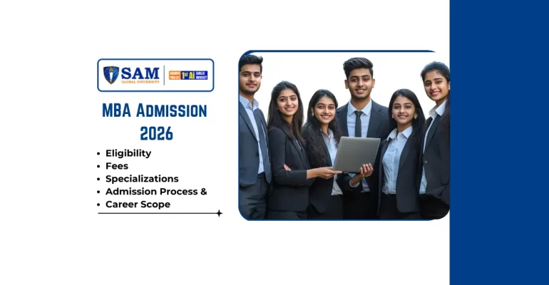 MBA Admission 2026 Eligibility, Fees, Specializations, Admission Process & Career Scope