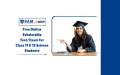 Free Online Scholarship TestExam for Class 11 & 12 Science Students