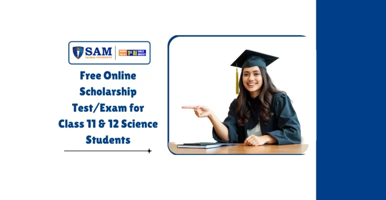 Free Online Scholarship TestExam for Class 11 & 12 Science Students