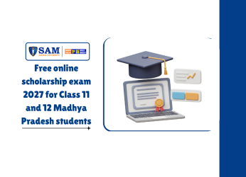 Free online scholarship exam 2027 for Class 11 and 12 Madhya Pradesh students