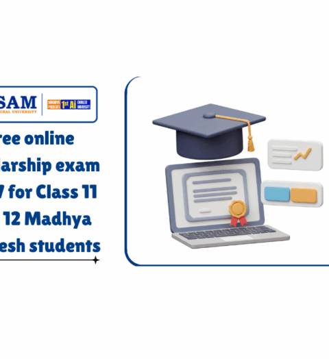 Free online scholarship exam 2027 for Class 11 and 12 Madhya Pradesh students
