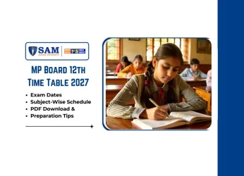 MP Board 12th Time Table 2027
