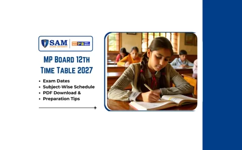 MP Board 12th Time Table 2027